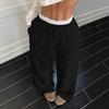European and American retro trend casual women's loose and wide leg pants with a hanging feel