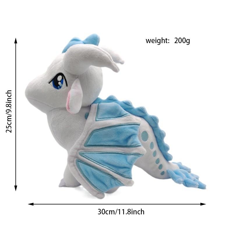 Peluche de Dragón de 25 cm Animal de Peluche Suave Alta Calidad Regalo de Cumpleaños Festivo para Niños