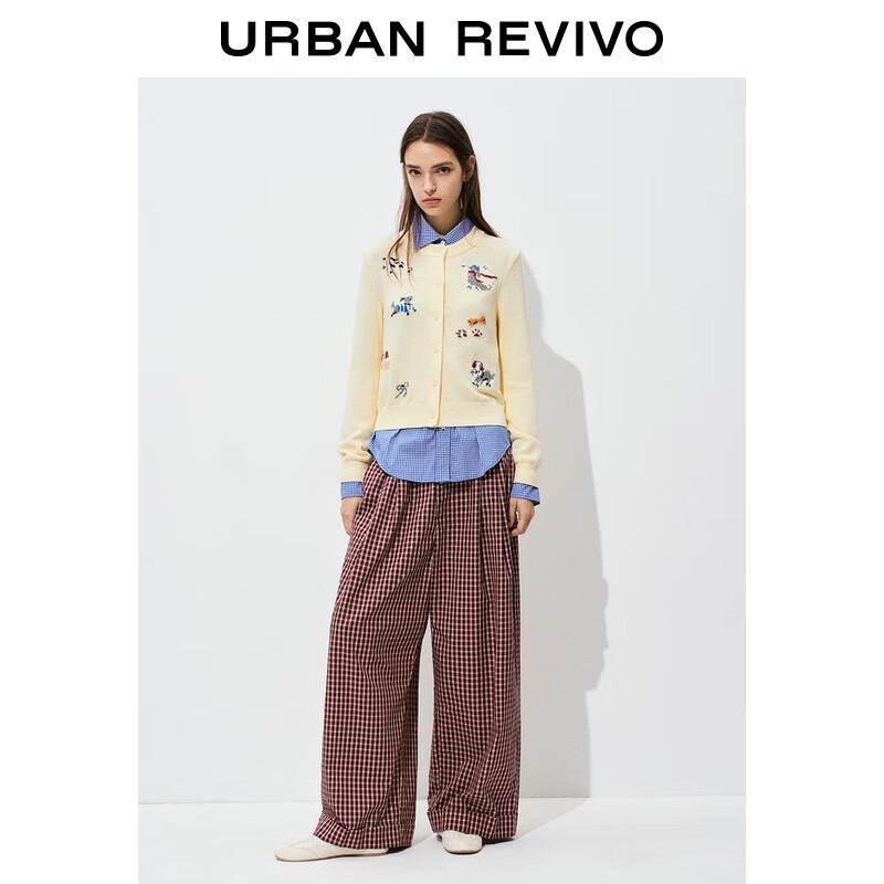 UR Women's Playful Puppy Knit Cardigan