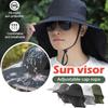 1PC Wide Brim Sun Hat With Neck Flap For Men Women Adjustable Outdoor 50+UPF Protection Safari Cap Hiking Fishing Hat
