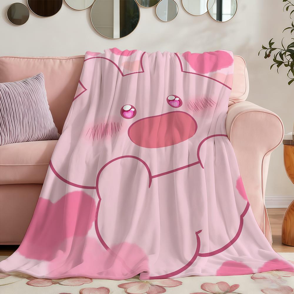 A-AsamimichaanS Cartoon Schlafend Niedliche Decke Weiche Warme Flauschige Überwurf Super Kinderspielzeug Bett Sofa Auto Wiege