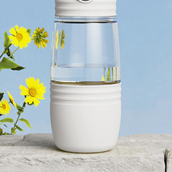 Bouteille d'eau pour chien Portable Anti-fuite Distributeur d'eau pour animaux de compagnie avec gamelle de boisson Voyage Abreuvoirs/Mangeoires pour animaux de compagnie pour la randonnée la marche en extérieur