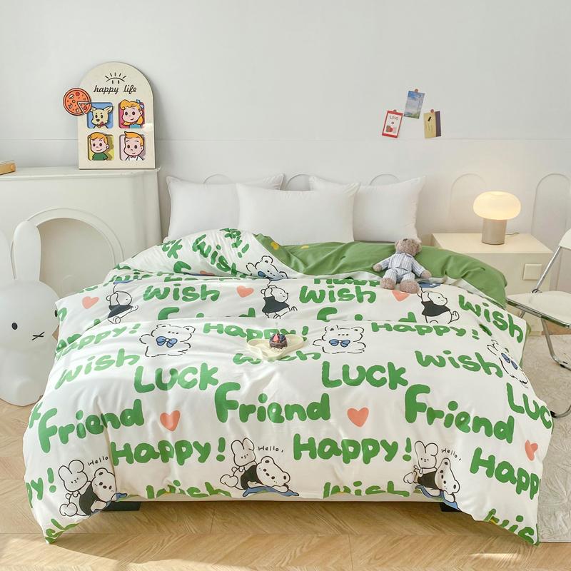 Cotton Printed Duvet Cover, Multi-color Duvet Cover, Soft Oversized Duvet Cover, Double Comfortable Single Duvet Cover