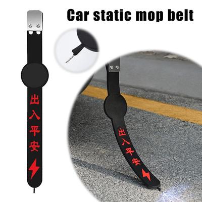 Car Static Discharge Belt for Vehicles Anti Static Earth Belt Ground Wire Strap Vehicle Safe Driving Tool for Car Vehicle T B8G0