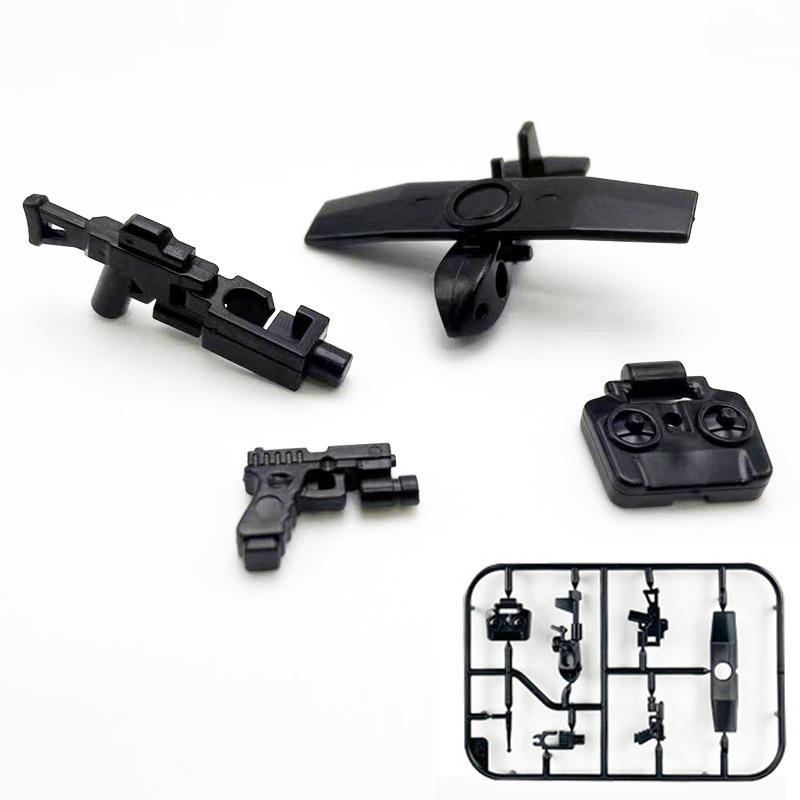 

WW2 Military Outpost Scene MOC Building Block Set Soldier Lookout Drone Cannon Car Base Scale Model Kit Weapon Gun Launcher Toy Gift Present K057