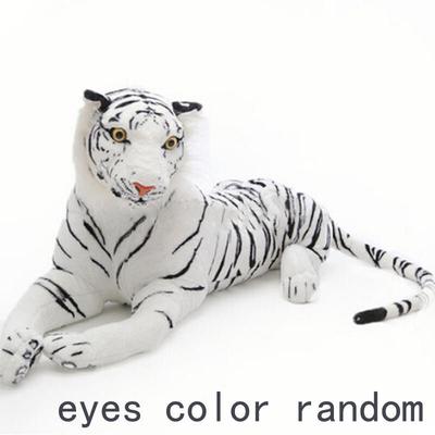 large stuffed white tiger