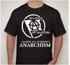 NO GODS NO MASTERS Slave  Atheist AGAINST AUTHORITY Anarchy Symbol T Shirt Tee