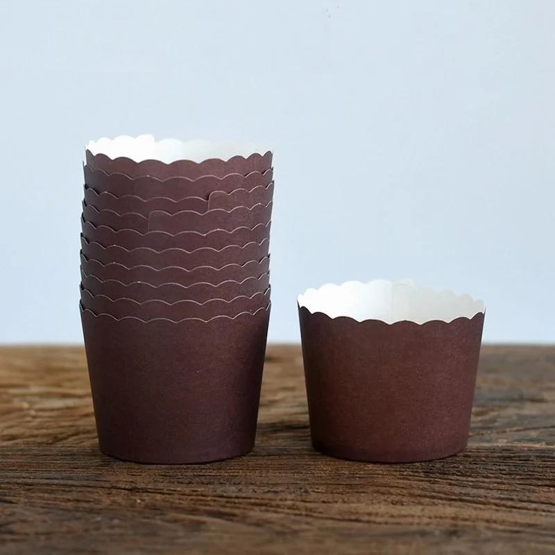 25Pcs Solid Color Baking Cup,Cupcake Liners,Cake Cups Candy Cups Paper Dessert Cups Rainbow Party,Birthday Favor DIY Toppers
