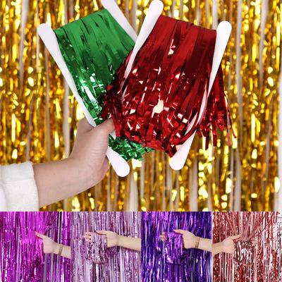 Background Wall Decor Curtain Tinsel Holiday Decorations Tassel Decor Party Decor Tinsel Curtain