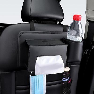 Automotive Tissue Holder Waterproof Car Organizer Tissue Organizer Car Back Seat Organizer With Large Capacity
