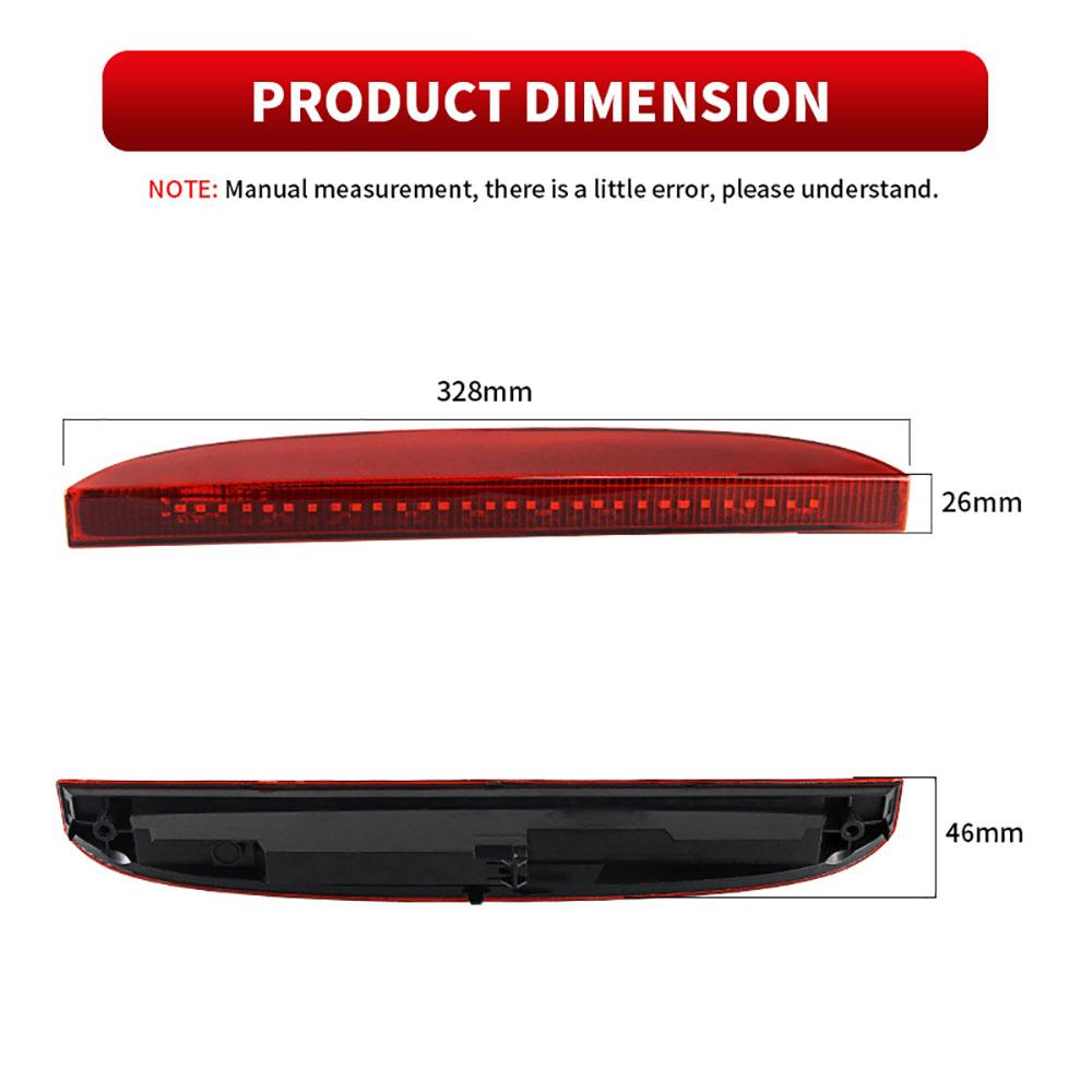 1Pcs LED Car Rear Stop Tail Lamp Brake Light 7700410753 for Renault Clio II 1998-2005 High Level Third Light Accessories