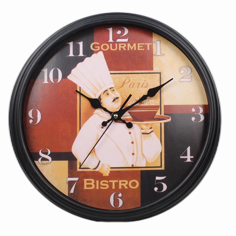 Retro Living Room Silent Wall Clock Antique Swing Nostalgic Clock Fashion Creative Wall Watch Quartz Clock
