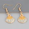 Bohemian Brincos Sea Shell Conch Ohrringe Für Frauen Gold Farbe Baumeln Ohrring Femal Strand Sommer Jewerly