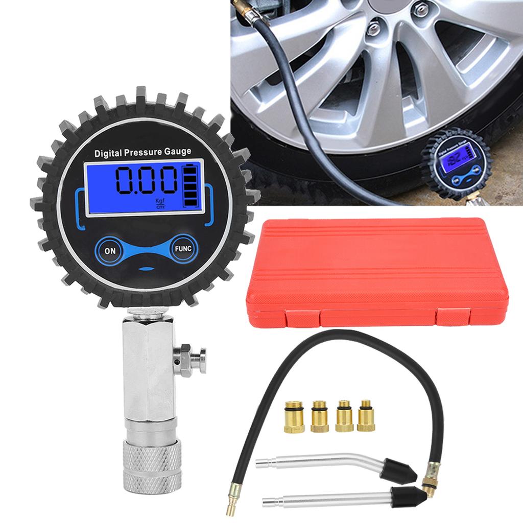 3 ‑300 PSI Engine Cylinder Pressure Detection Digital Gauge Repair Tester Kit