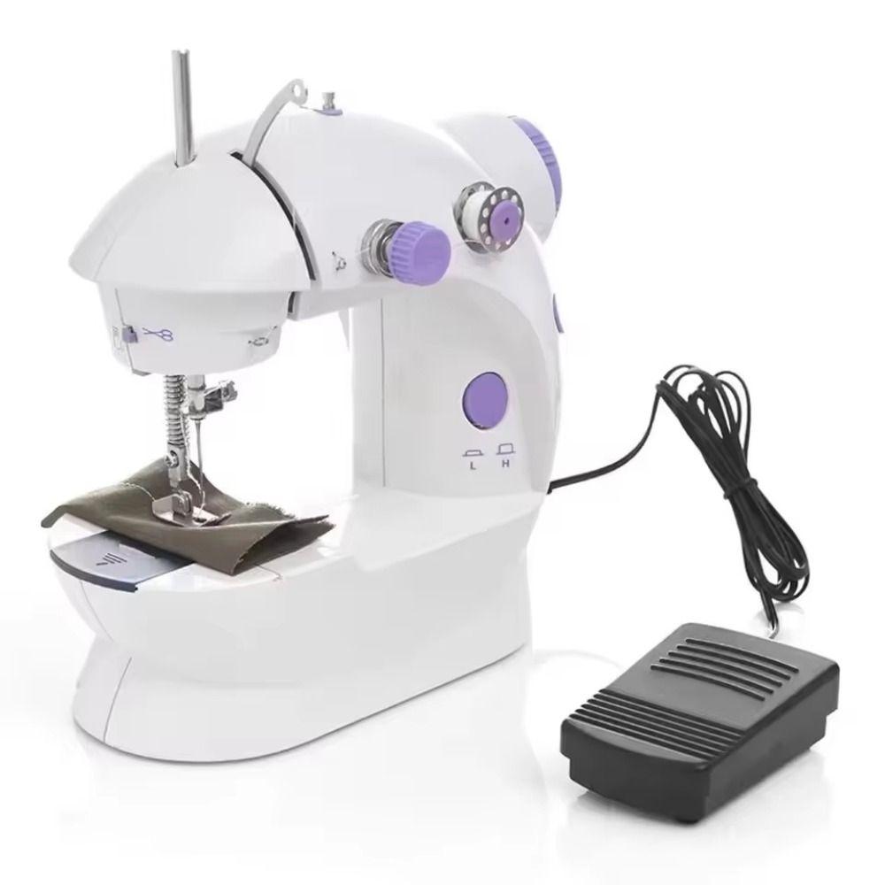 LED Light Electric Sewing Machine Dual Speed Portable Sewing Machine Mini Sewing Machine Beginners