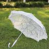 Elegant Lace Mini Bridal Umbrella Hollowed Out Bride Prop Umbrella  Wedding Party Supplies