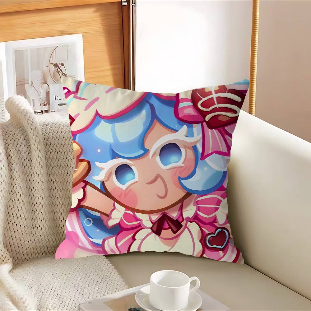 Cookie R-Run KingdomS Pillow Case Removable Washable Cushion Cover – All-Season Soft Linen