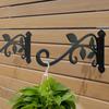 Decorative European Styles Metal Wall Hook With Bird Designs For Lanterns And Flower Pots