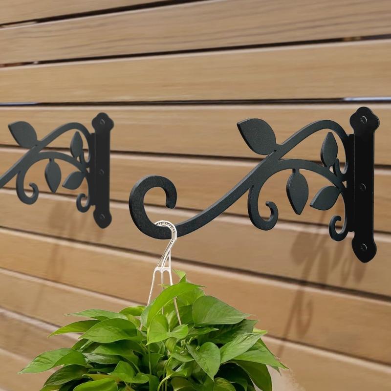 Decorative European Styles Metal Wall Hook With Bird Designs For Lanterns And Flower Pots
