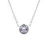 Classic Rose Gold Color Chain Necklaces For Women & Girls Beautiful Round Austrian Crystal Necklace DWN388