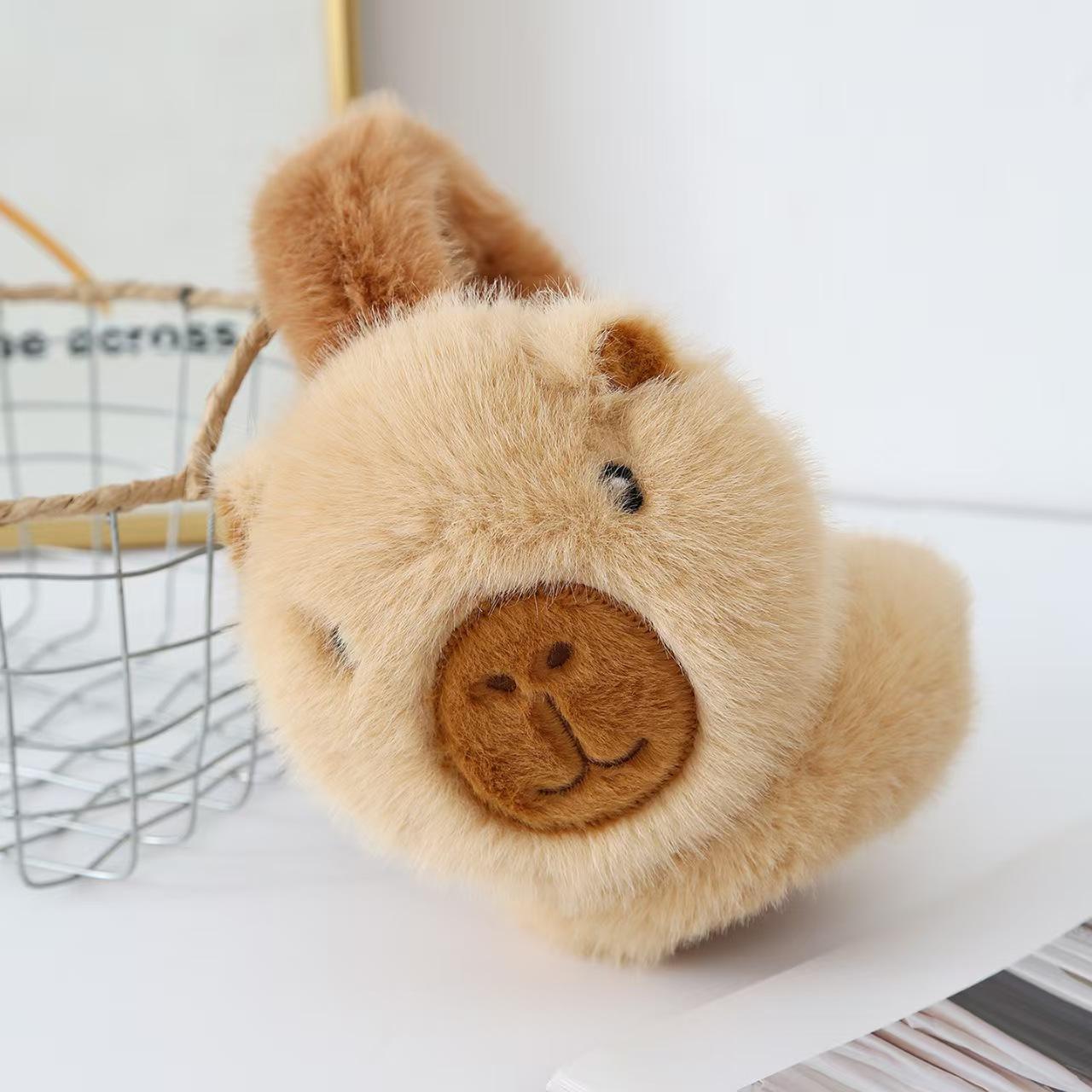 

Милая грелка для ушей в виде водяного буйвола для женщин, складной зимний аксессуар, идеально подходит для рождественских вечеринок, поездок на работу, езды на велосипеде на открытом воздухе слоновая кость