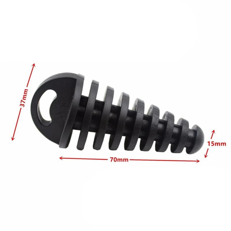 Motorcycle Exhaust Pipe Plugs Muffler Wash Plug Pipe Protector Motocross Tailpipe Air-bleeder Silencer For Honda Yamaha Kawasaki