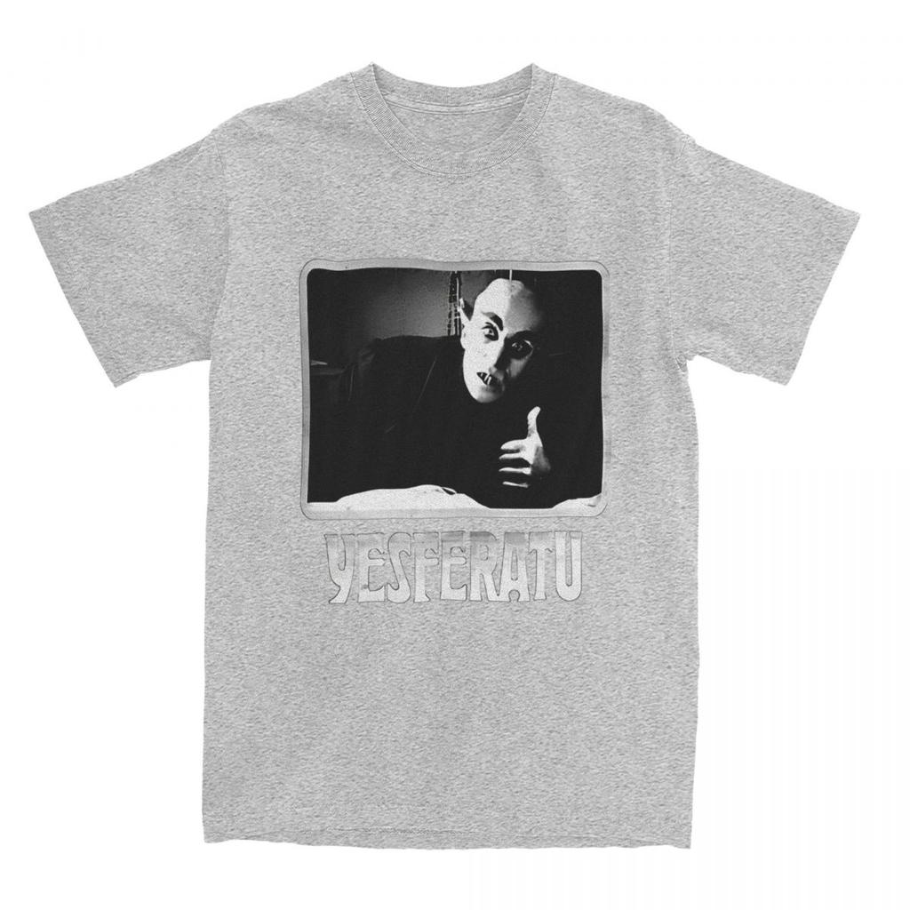 Haikyuu T Shirt Yesferatu Funny Nosferatu Positive Goth Horror Lover Pure Cotton T Shirts Shirt for Male Short Sleeve Top Tees