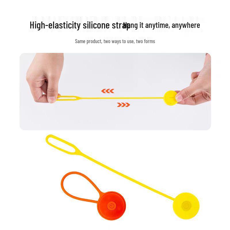 LED Silicone Night Safety Light for Running, Hiking, and Outdoor Camping