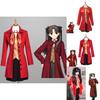 Elegant Tohsaka Rin Matou Sakura School Uniform Suit Cosplay Costume For Women