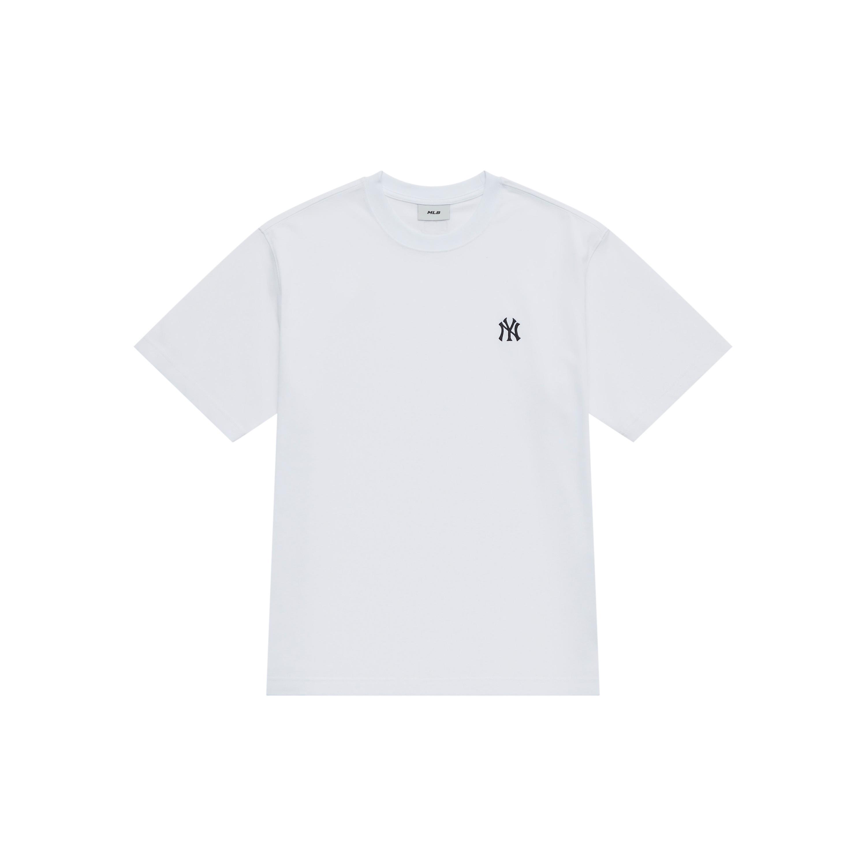 MLB New York Yankees Basic Collection SS25 T Shirt Unisex White 3ATSB0253-50WHS XXL