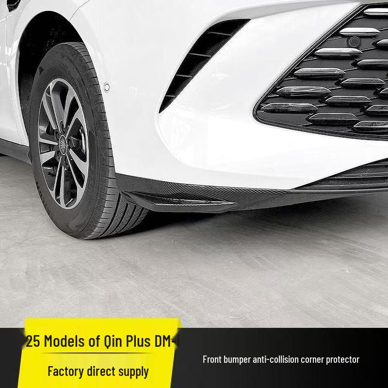 BYD Qin Plus DM-i Front Corner: Front Lip Anti-Collision Strip for 25 Models (Smart Driving Version)
