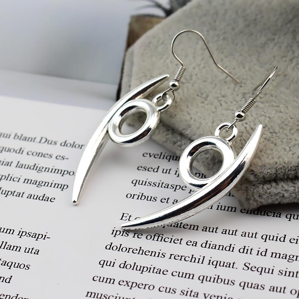 Anime Orochimaru Cosplay Alloy Earrings Jewelry Gothic Unisex Pendant Ear Hook Accessories Gift Props