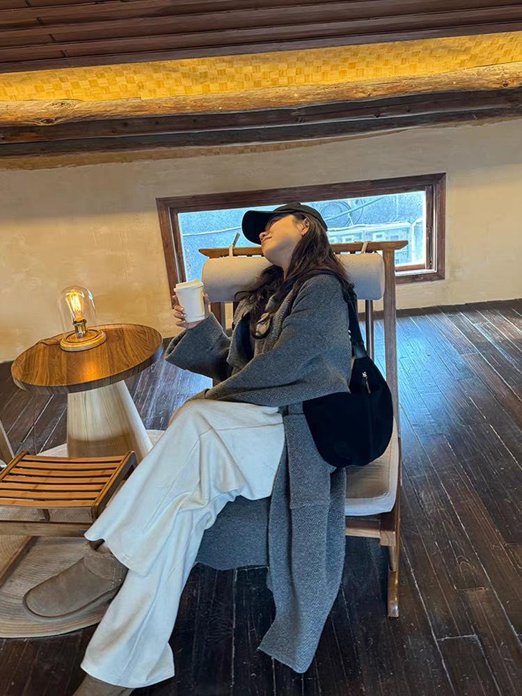 2025 Wildleder Knödelbeutel: Koreanische Retro Umhängetasche mit mattem Maillard-Design