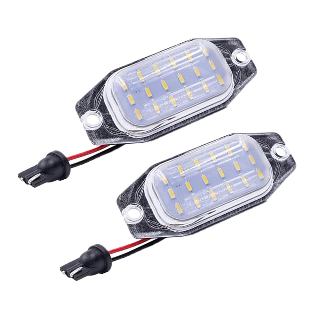 Error Free White LED License Plate Light Number Plate Lamp For Toyota Land Cruiser Prado 2010 2011 2012 2013 2014 2015 2016