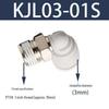 SMC Pneumatic Mini Right Angle Elbow Push-to-Connect Fitting KJL Series