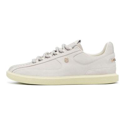 1990 Wolkenkleid Bequeme Vielseitige Rutschfeste Abriebfeste Low-Top Skateschuhe Damen Sneaker Knochenweiß ALHT090-2