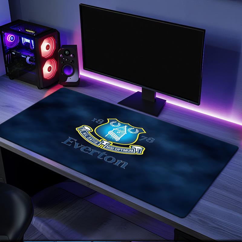 Everton Football Club Wappen Mauspads, Gummibasis, Mauspads für Gamer und Bürogebrauch, Gaming Schreibtisch , Leicht zu reinigende Matte Weihnachts-Fan-Geschenke