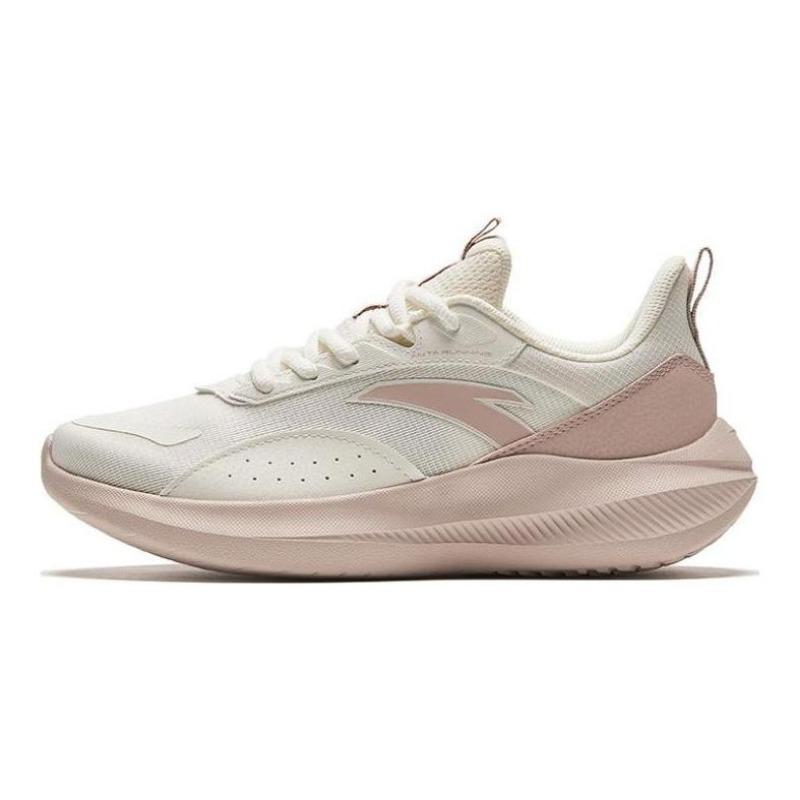 Anta women low-top casual running shoes white grey cushioned breathable wear-resistant 922345512-6 35.5