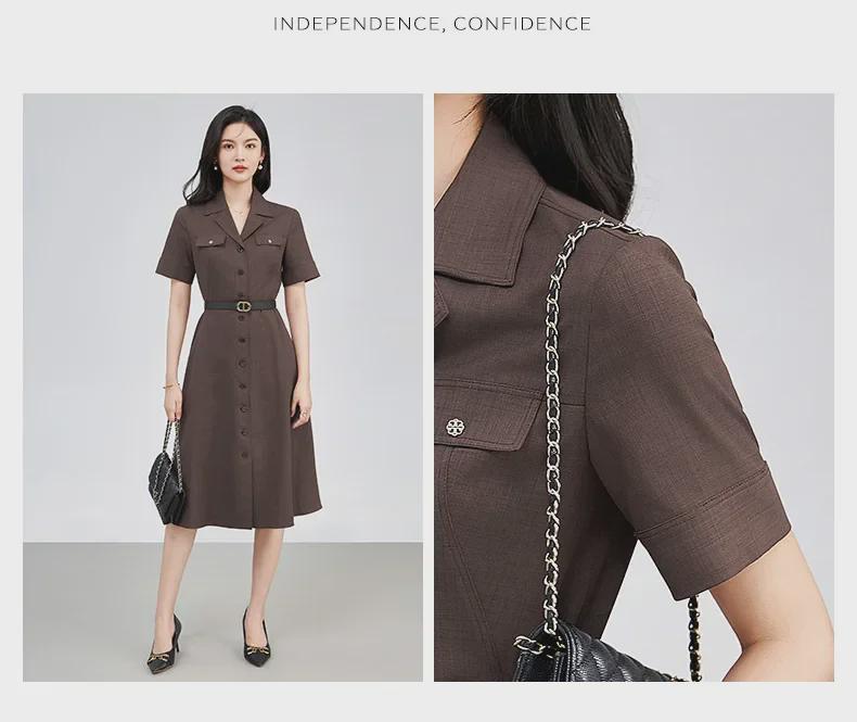 French Commuter Chic: Premium Light Luxury Women's Suit Dress