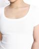 Kulsiseu Cs Half Basic U Top-046 (White)