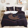 3D Moon Pattern Duvet Cover Pillowcase Bedding Kids Bedding Set Adult Teens Single Double Queen Size Gift