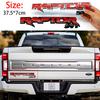 3D ABS Exterior Rear Trunk Fender Badge Emblem For Ford Raptor SVT F150 Ranger Focus Mondeo Fusion Ecosport Tuning Accessories