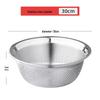 30cm diameter, 6400ml capacity