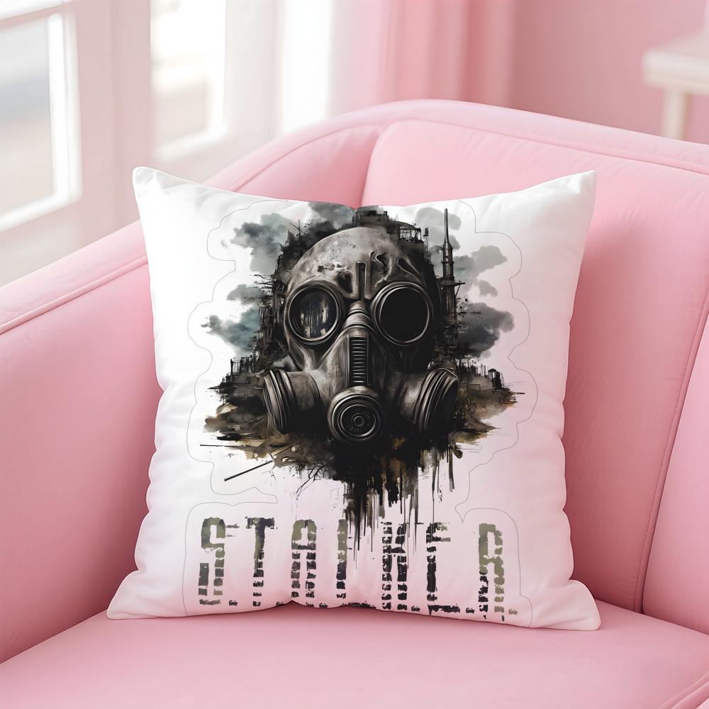 game survival SSTALKER 2 Heart of CChornoby Cushion Cover Pillow Case Soft Friendly Fabric Concealed Zipper