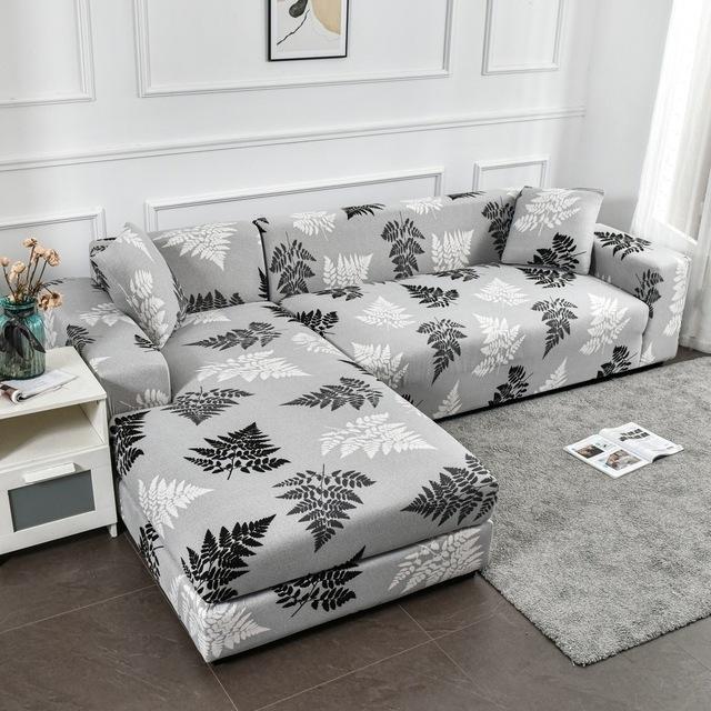 Universal Printed Sofa Cover Geometric Pattern Stretch For Living Room Couch Protector Washable Decor Chaise Longue Settee Case