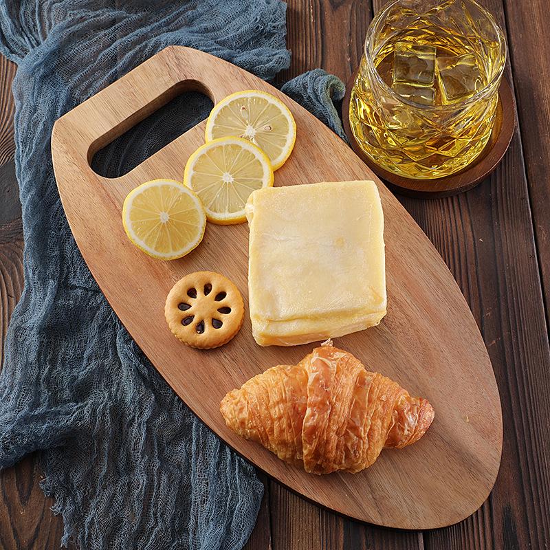 3-Piece Acacia Wood Cutting Board Set - Kitchen & Cheese Boards for Vegetables & Western Steak