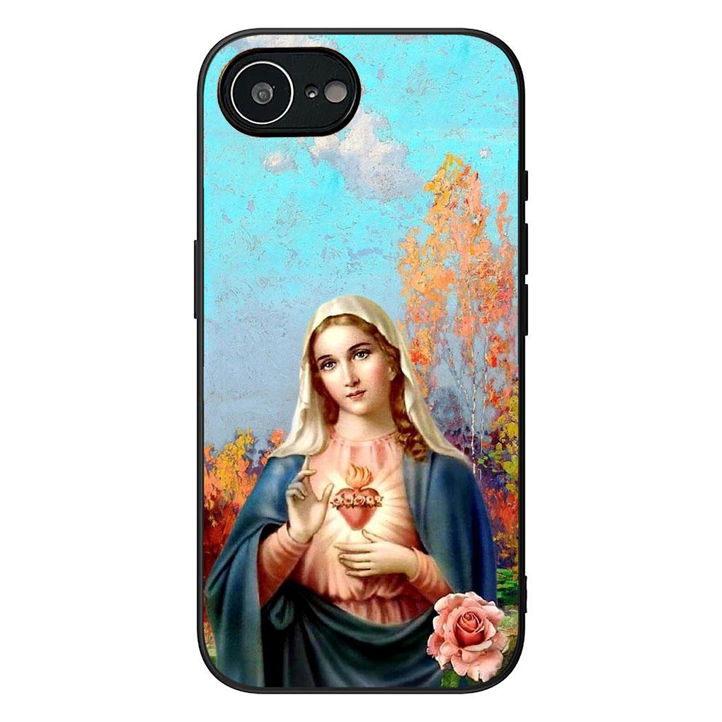 Phone Cover for Apple iPhone 17 16 14 15 Pro Max Plus 15+ 16E XR ProMax Air 16+ Casing Flexible Case Virgen de Guadalupe