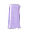 Soft Coral Fleece Bath Wrap With Bow Detail Ultra Absorbent Towel Women Shower Robe