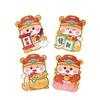 4pcs Laser Chinese New Year Red Pocket Cartoon Good Lucky Red Packets  Lunar New Year Gifts