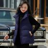 Gilet doudoune femme ample épaissi duvet de canard blanc produits européens haut de gamme nouveau gilet doudoune d'hiver